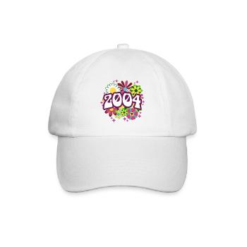 Fête Anniversaire Femme 2004 18 Ans Anniversaire - Casquette classique - blanc/blanc - Devant
