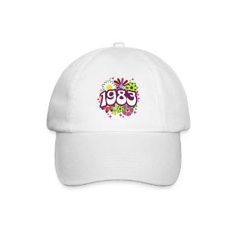 Fête Anniversaire Femme 1983 40 Ans Anniversaire - Casquette classique - blanc/blanc - Devant