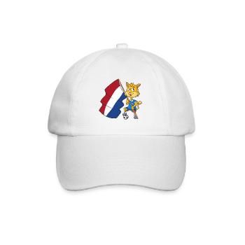 Chat fan hollandais - Casquette classique - blanc/blanc - Devant