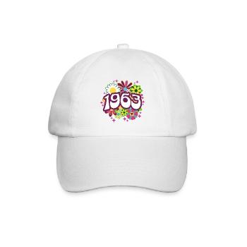 Fête Anniversaire Femme 1963 60 Ans Anniversaire - Casquette classique - blanc/blanc - Devant