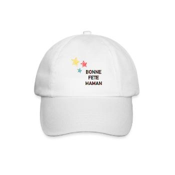 BONNE FÊTE. FÊTE DES MÈRES. FÊTE DES PÈRES. FÊTE - Casquette classique - blanc/blanc - Devant