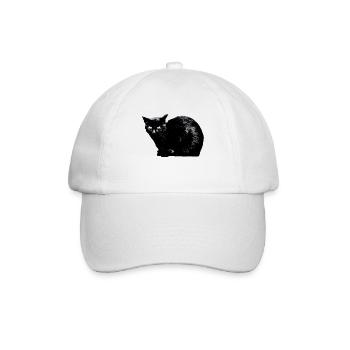 At night all cats are black - Baseball Cap - white/white - Front
