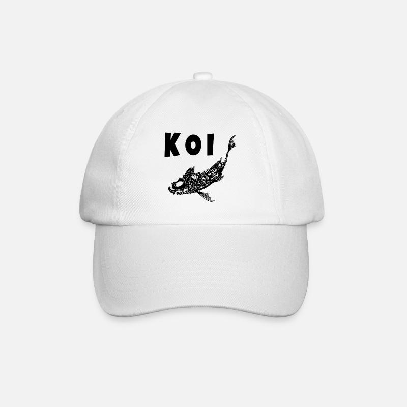 Koi - Baseballkappe - Weiß/Weiß
