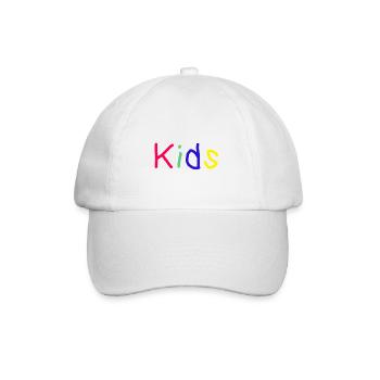 Enfant idée cadeau enfants Coloré - Casquette classique - blanc/blanc - Devant