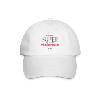 L authentique super vétérinaire - Casquette classique - blanc/blanc - Devant