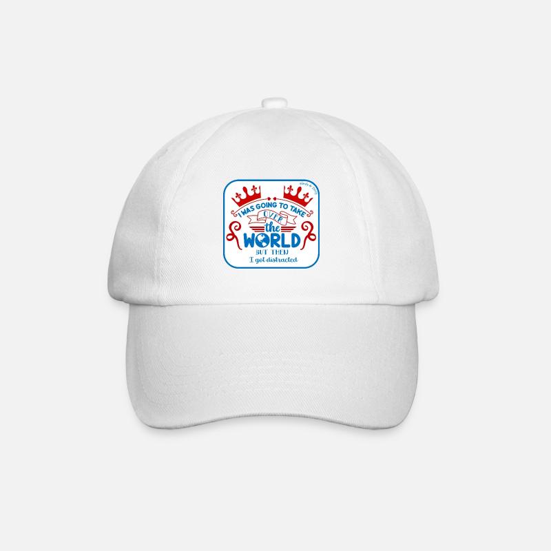 Conquérir le monde - Casquette classique - blanc/blanc