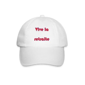 PAPY. FÊTE DES PÈRES. BONNE FÊTE PAPY. JE T'AIME. - Casquette classique - blanc/blanc - Devant