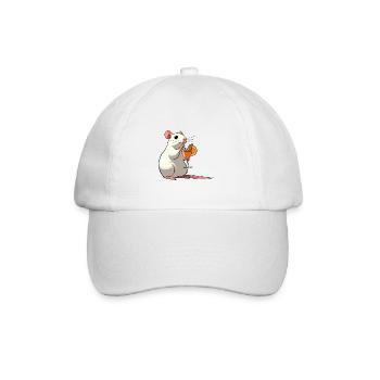 Weiße Ratte Aperitif Aperoli Spritz Campari Drink - Baseballkappe - Weiß/Weiß - Vorne