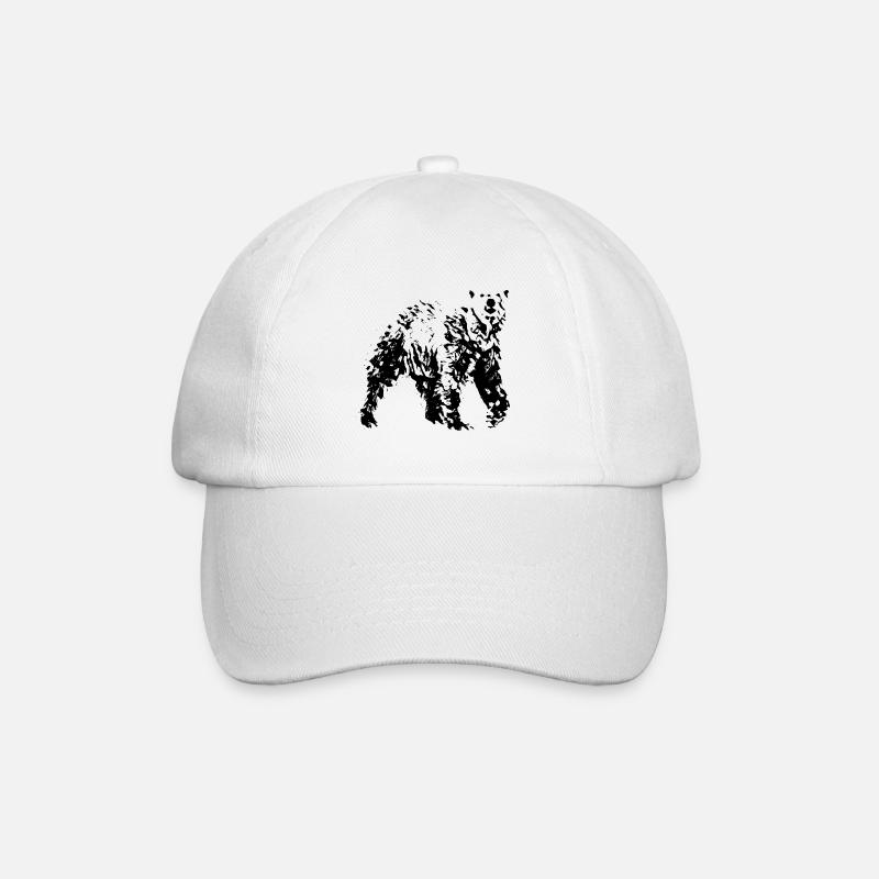 Eisbär - Baseballkappe - Weiß/Weiß