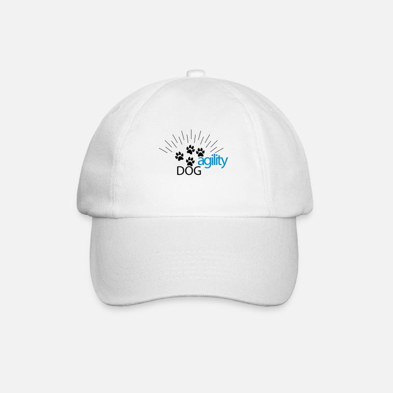agility - Baseball Cap - white/white