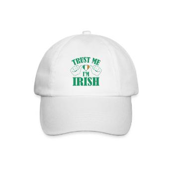 Trust Me I'm Irish - Baseball Cap - white/white - Front