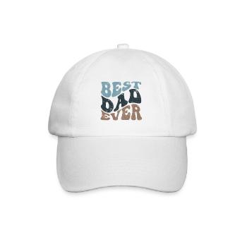 MEILLEUR CADEAU DE CHEMISE À MOTIF PAPA DE TOUS LES TEMPS - Casquette classique - blanc/blanc - Devant
