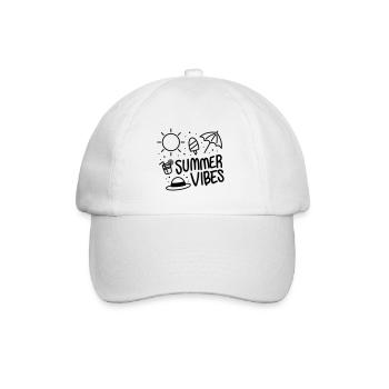 CHAPEAU DE DIFFUSION D’ÉTÉ MOTIF DE PARAPLUIE DE SOLEIL DE VOYAGE - Casquette classique - blanc/blanc - Devant