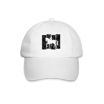 Dressage Dressage Rider Riding Horse - Baseball Cap - white/white - Front
