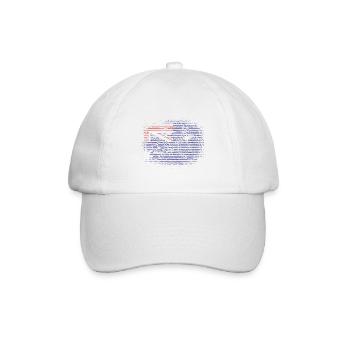 Drapeau de l’Australie sous le drapeau australien - Casquette classique - blanc/blanc - Devant