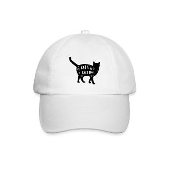 Chats & Cyclisme - Casquette classique - blanc/blanc - Devant