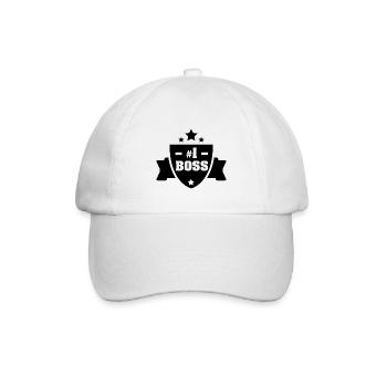 Patron numéro un - Casquette classique - blanc/blanc - Devant