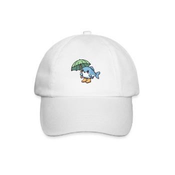 Sea Fish Rubber Boots Umbrella Rain Dry - Baseball Cap - white/white - Front