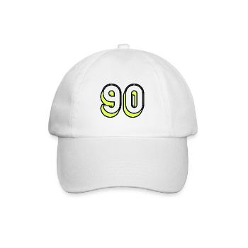 90. BIRTHDAY. HAPPY BIRTHDAY - Baseball Cap - white/white - Front