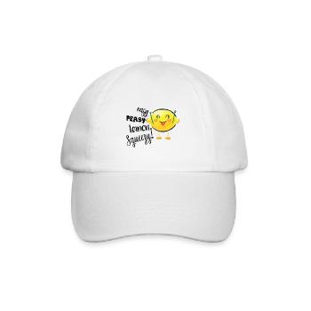 Easy Peasy Lemon Squeezy - Baseball Cap - white/white - Front
