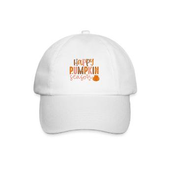 Bonne saison des citrouilles - Casquette classique - blanc/blanc - Devant