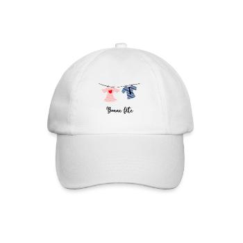 BONNE FÊTE. FÊTE DES MÈRES. FÊTE DES PÈRES. FÊTE - Casquette classique - blanc/blanc - Devant