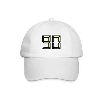 90. HAPPY BIRTHDAY. HAPPY BIRTHDAY - Baseball Cap - white/white - Front