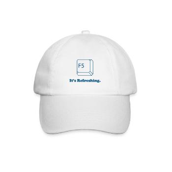 F5 It's Refreshing - Baseball Cap - white/white - Front