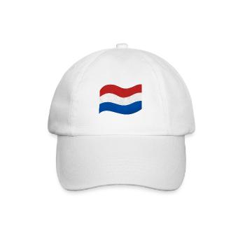 Drapeau des Pays-Bas - Casquette classique - blanc/blanc - Devant