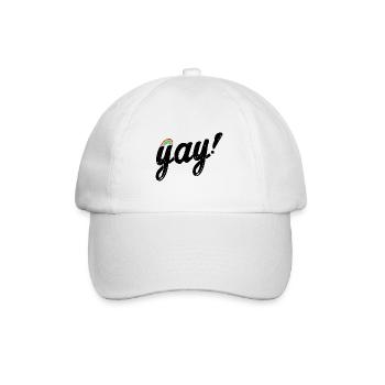 Yay Gay - Casquette classique - blanc/blanc - Devant