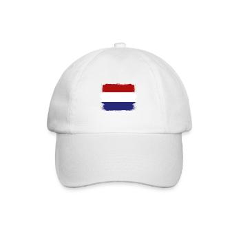 Netherlands Flag Holland Dutch flag - Baseball Cap - white/white - Front