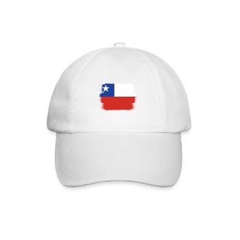 Chili Drapeau Amérique du Sud Drapeau chilien Vintage - Casquette classique - blanc/blanc - Devant