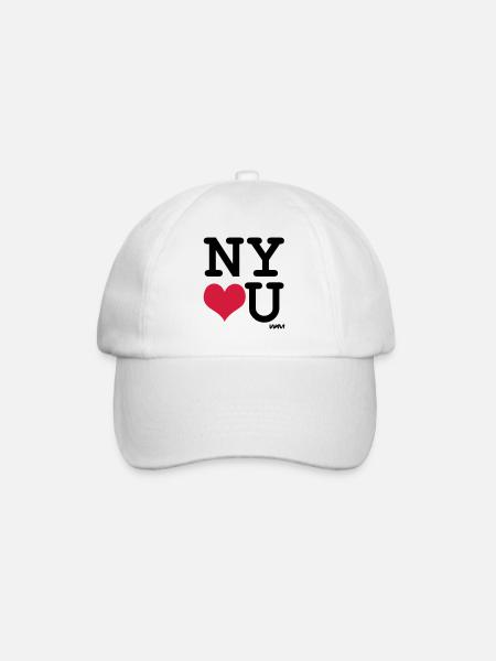 New York liebt Sie von wam - Baseballkappe - Weiß/Weiß
