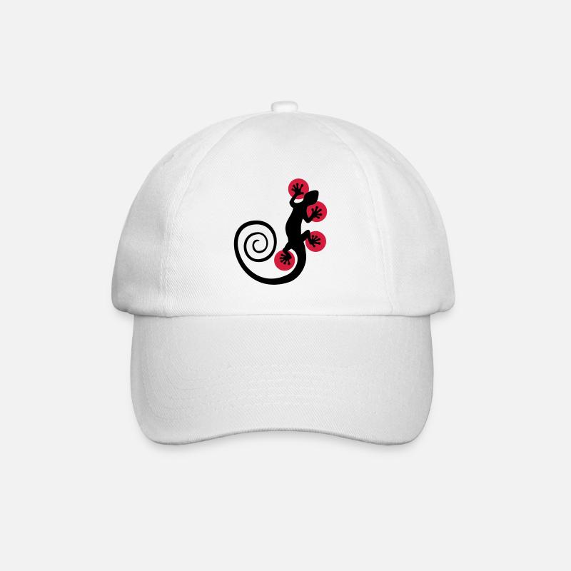 POINT CHAUD GECKO - Casquette classique - blanc/blanc
