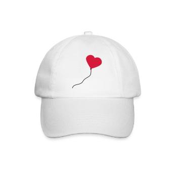 herzluftballon_2c - Casquette classique - blanc/blanc - Devant