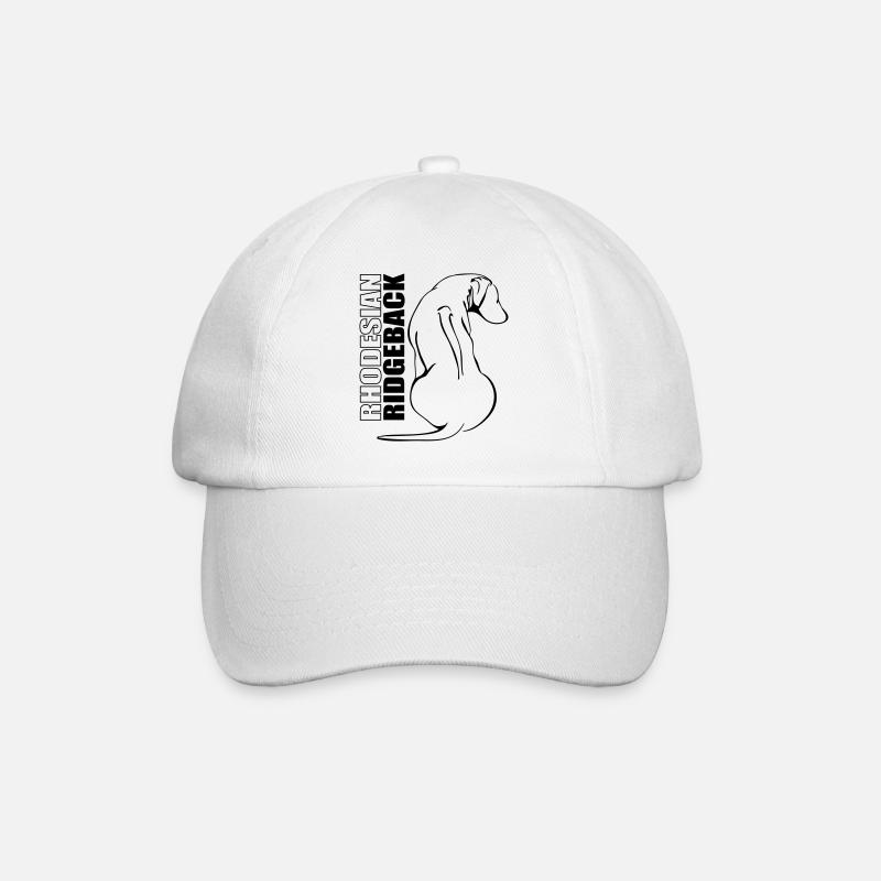 RHODESIAN RIDGEBACK PROFIL Wilsigns - Baseballcap - hvit/hvit