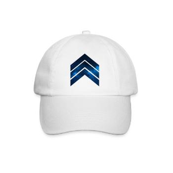 bleu Galaxy - Casquette classique - blanc/blanc - Devant