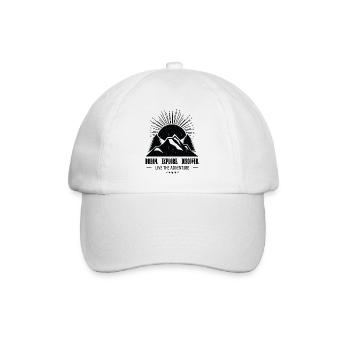 Montagne - Casquette classique - blanc/blanc - Devant