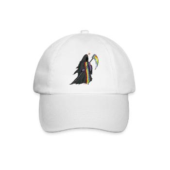 Unicorn Death Sensenmann funny gift of Christmas - Baseball Cap - white/white - Front