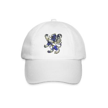 Scottish Lion Rampant and Saltire Flag - Baseball Cap - white/white - Front