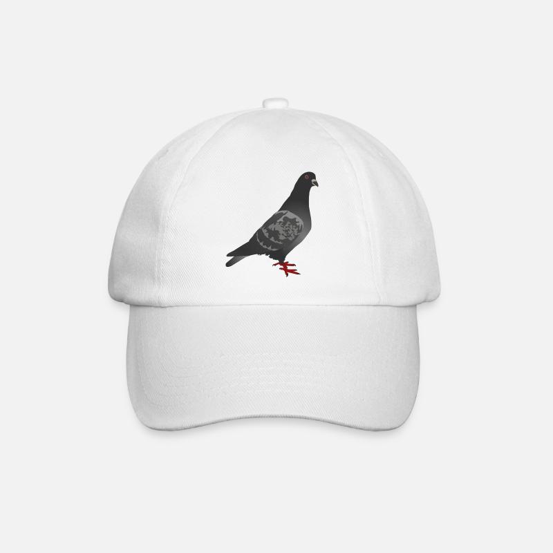 dove - Baseball Cap - white/white