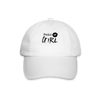 Single girl - Baseball Cap - white/white - Front