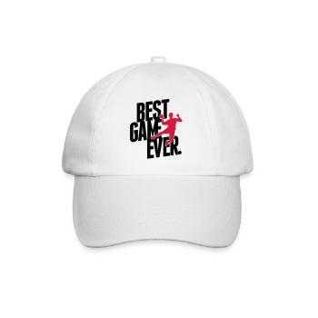best game ever - handball - Baseball Cap - white/white - Front