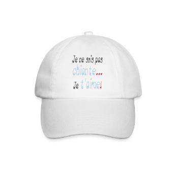 Je t'aime - Casquette classique - blanc/blanc - Devant