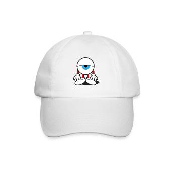 Œil fatigué - Casquette classique - blanc/blanc - Devant