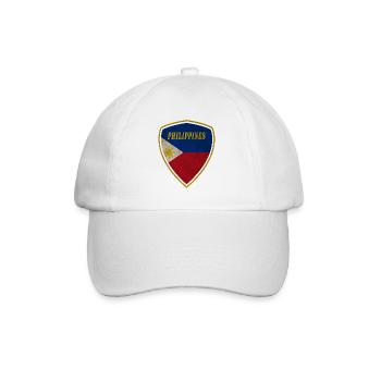 Philippines Coat of Arms Vintage Gift Flag Manila - Baseball Cap - white/white - Front