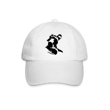 Snowboarding - Baseballkappe - Weiß/Weiß - Vorne