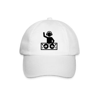 DJ - Casquette classique - blanc/blanc - Devant