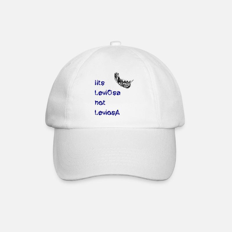 leviosa plume noir bleu - Casquette classique - blanc/blanc