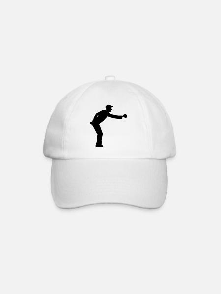 petanque jeu de boule - Casquette classique - blanc/blanc